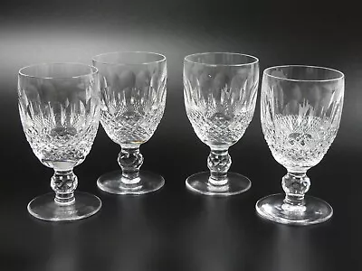 Buy A Set Of Four Irish Waterford Crystal Short Stem Wine Glasses • 130£