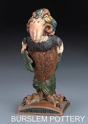 Buy Burslem Pottery Grotesque Bird Bailiff Stoneware Inspired By Martin Brothers • 269£