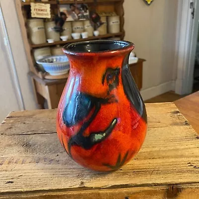 Buy Stunning Poole Pottery Volcano Vase – Beautiful Colour – Signed! – • 49.99£