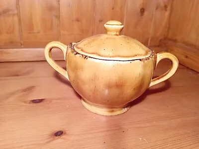 Buy Rare Brown Glazed GRINDLEY ENGLAND Stoneware Pottery Sugar Bowl • 35£