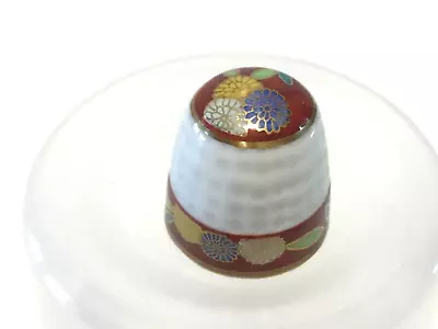 Buy Vintage Herend Hungary Porcelain Thimble • 25£
