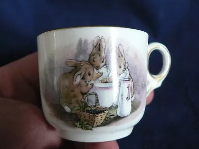 Buy RARE 1920s GRIMWADES BEATRIX POTTER PETER RABBIT CUP FLOPSY MOPSY And COTTONTAIL • 69.99£