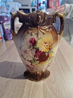 Buy Antique Victorian Floral Vase Urn Mint Condition • 24.99£
