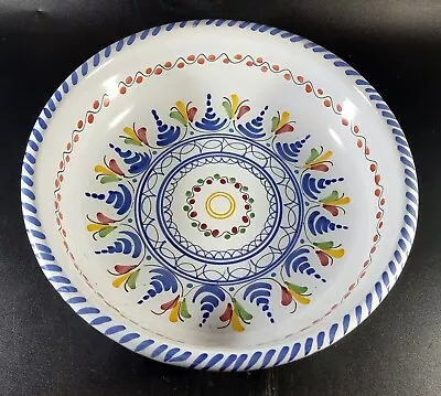 Buy Hand Made/painted Casas Serving Salad Fruit Bowl Lovely Colourful Patterns VGC • 14.72£