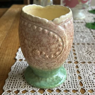 Buy 1950s SylvaC Pink And Green Marble Effect Vase (No. 746) • 21£