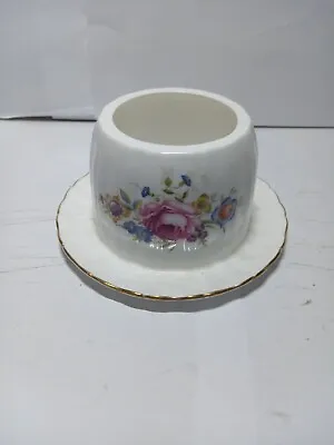 Buy Royal Worcester Bone China, C51 Pattern, Open Sugar Bowl, With Attached Saucer • 4.99£