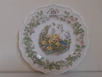 Buy Royal Doulton Brambly Hedge ‘The Spring’ Decorative Plate 20cm Vintage 1982 • 14.99£