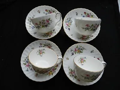 Buy Set Of Four Minton Marlow Cups And Saucers • 19.99£