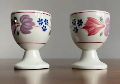 Buy 2x Adams Old  Colonial Eggcups 2.5 /6cm High Dia 1.75 /4.5cm Excellent Used • 5.50£