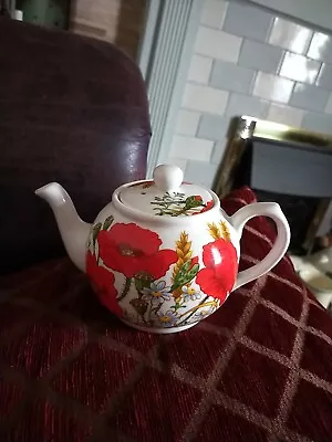 Buy James Dean Pottery Small Teapot Poppy • 9.99£