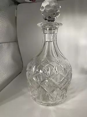 Buy A Stunning Vintage Cut Glass Decanter Absolute Bargain • 5£