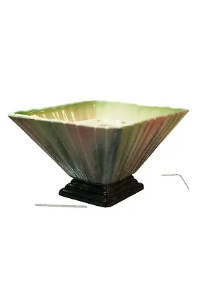 Buy Rare SylvaC Art Deco Vase 898 With Frog Superb Example Multi Colour Bubble Glaze • 30£