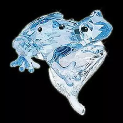 Buy Swarovski Crystal  SCS-BLUE DART FROG-Ltd. Edition-Mint-Original Box & Cert. • 90£
