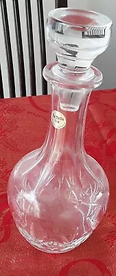Buy Lead Cristal 24% Glass Decanter Bottle La Belle Wine Liquor Spirit Topper Retro  • 18£