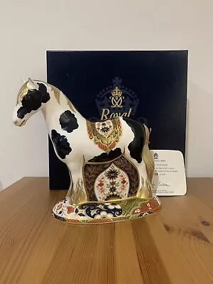 Buy Royal Crown Derby 1st Quality Imari Appleby Stallion Paperweight • 850£