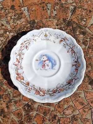Buy Royal Doulton Brambly Hedge WINTER The Afternoon Tea Plate  • 19.99£