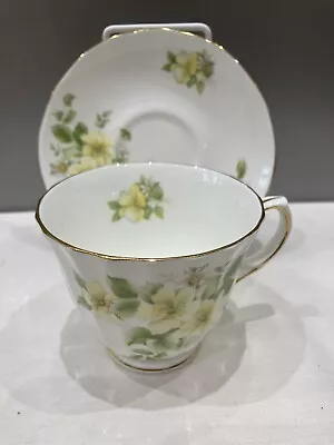 Buy Vintage Duchess “ Sharron” Bone China Tea Cup & Saucer Mint Condition • 4.75£