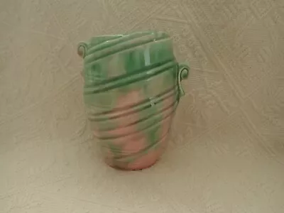 Buy Vintage SylvaC  Glossy GREEN  And PINK Vase No. 684  Approx  14 Cm Tall • 12.50£