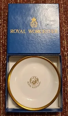 Buy Royal Scotsman Commemorative Plate - Royal Worcester - Fine Bone China - 1980's • 9.99£