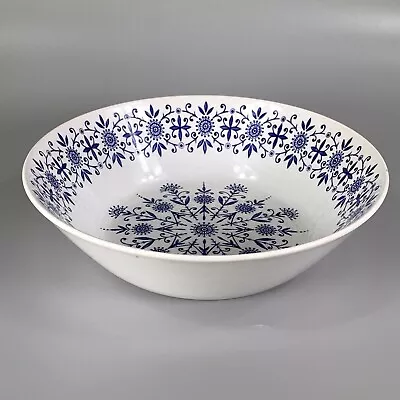 Buy Midwinter Ceramic Serving Bowl Large 22cm Blue White Jessie Tate England Vintage • 20£