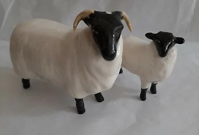 Buy  Beswick Black Faced Sheep And Black Faced Lamb  • 45£