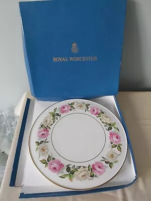 Buy Royal Worcester Royal Garden Elgar Bone China Cake Platter Plate Box Roses  11  • 12.50£