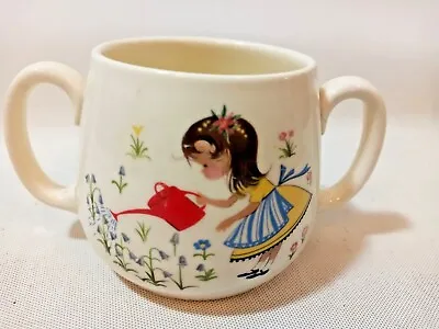 Buy Vintage Retro Nursery Rhyme Double Handed China Children's Mug Cup. • 12.99£