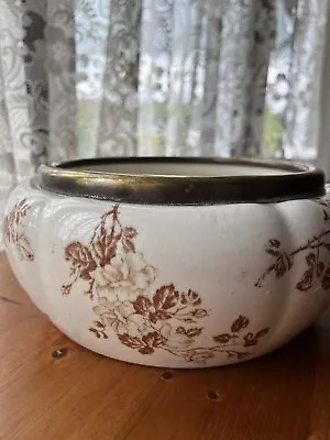 Buy Antique Royal Bonn Germany By Franz Anton Mehlem Ceramic Fruit Bowl Or Planter • 10£
