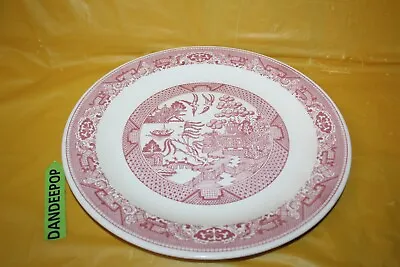 Buy Vintage Willow Ware Royal China Underglaze Serving Platter 12  Red And White • 28.49£