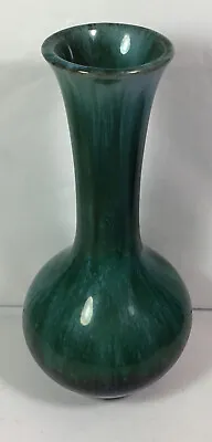 Buy BMP Blue Mountain Pottery Vase  Green To Blue To Brown Bottom Vintage Vase • 18.97£