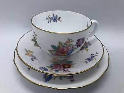 Buy Vintage Spode Copeland China Trio - Floral - Cup Saucer And Side Plate • 8.99£