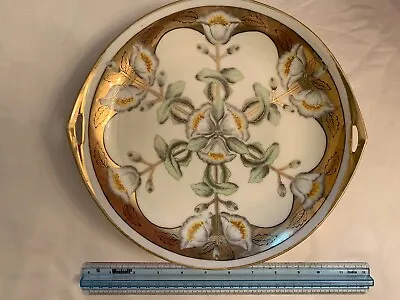 Buy Antique Noritake China Two Handle Serving PLATE M Green Mark Made In Japan 10.5  • 140.22£