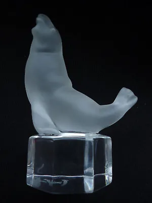 Buy Nachtmann Signed Crystal Figure Of A Seal. • 29.99£