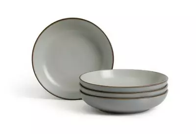 Buy Habitat Speckle 4 Piece Stoneware Pasta Bowl - Grey • 14£