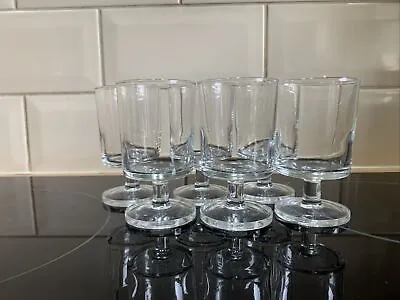 Buy Vintage Set 6 X 1970's Luminarc France Clear Glass Wine Port Sherry Glasses • 5£