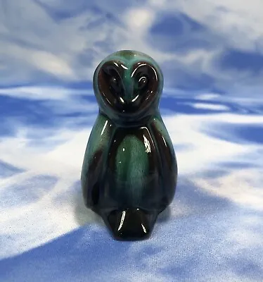 Buy Small Vintage Blue Mountain Pottery Green Snowy Owl Figurine GUC • 18.94£