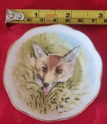 Buy Vintage Retro Fenton China Miniature Fox Plates • 0.99£