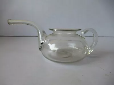 Buy Antique Pewter Feeding Bottle 18Th Century English Glass Feeder Rare Collecti F1 • 113.28£