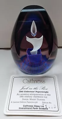 Buy Caithness 'Jack In The Box' Limited Edition (1415) Paperweight, Margot Thomson • 35£