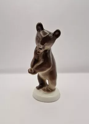 Buy Vintage Lomonosov Standing Bear USSR Porcelain Ceramic Russian • 15£