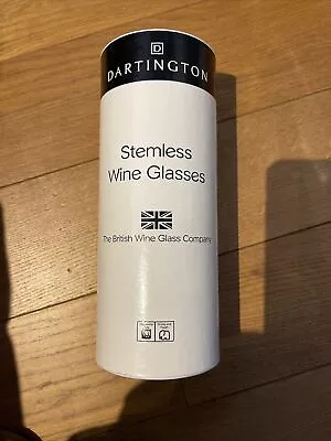 Buy Dartington Stemless Wine Glasses 2 Pack British • 10£
