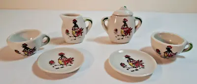 Buy Miniature Rooster Child's Toy Tea Set Made In Japan • 24.11£