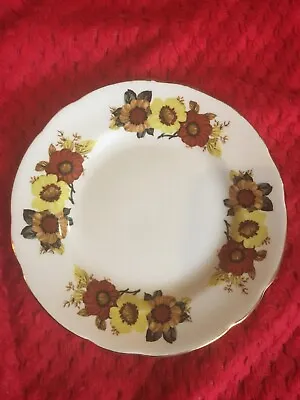 Buy Sutherland Fine Bone China Cake Small Tea Plate Flower Pattern • 12£