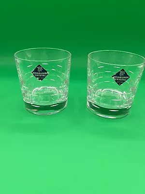 Buy Lovely Pair Of Edinburgh Crystal Old Fashioned Whiskey Glasses Skibo  Pattern  • 20£