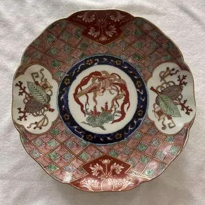 Buy PHOENIX Pattern IMARI Ware Plate 9.8 Inch MEIJI Era Japan Antique Old Art • 221.36£