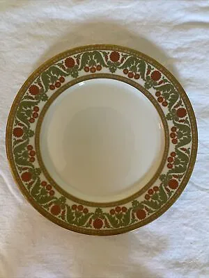Buy Vintage Beautiful French Fine China Limoges Dinner Plates 10 1/2” Flower Band • 36.03£