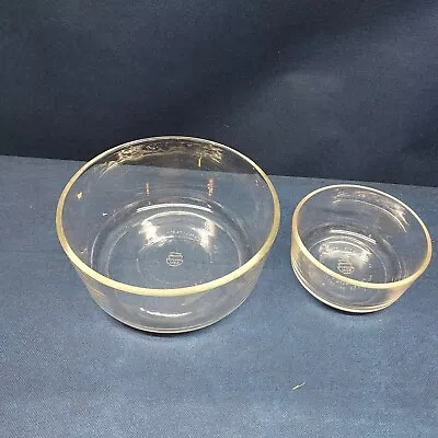 Buy MSE Pyrex Mixing Bowls Set/2 Clear 7203/7200 -2 Sizes USA  • 16.32£