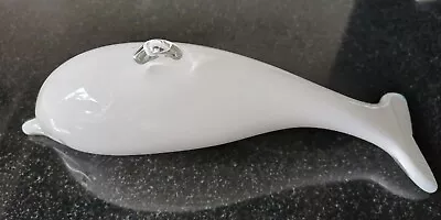 Buy Wedgwood White Glass Dolphin • 4.99£
