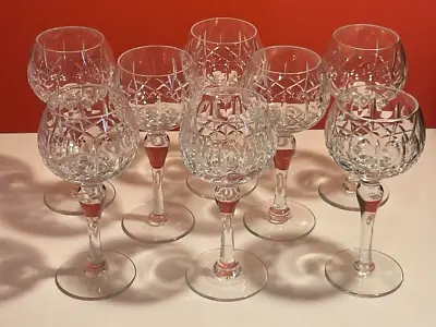 Buy Thomas Webb Crystal Kingswinford Hock Wine Glasses Set Of 8 • 69.99£