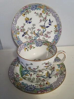 Buy Antique Minton China Trio Cup Saucer And Plate Bird Pattern N919 • 25£